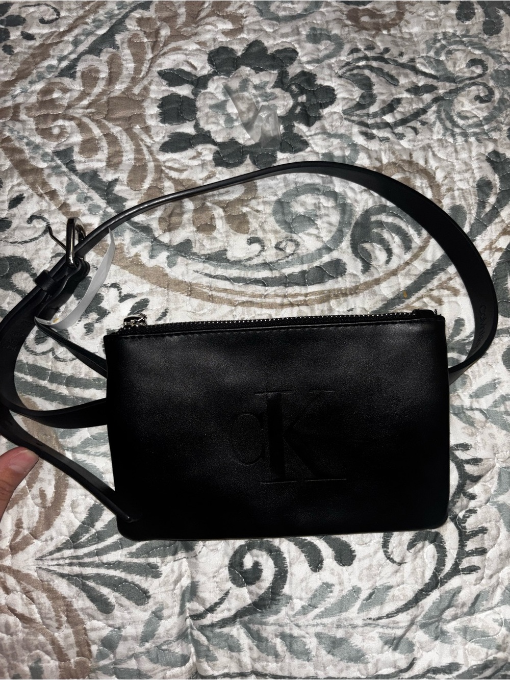 Calvin Klein Black Leather belt Bag